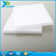 China novos produtos painéis de solário de plástico colorido painéis de toldo material folha de cobertura